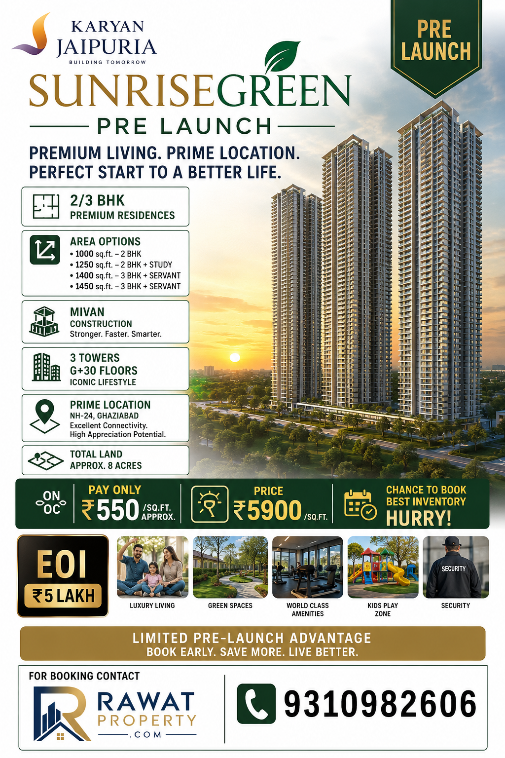 karyan nh 24 jaipuria sunrise green